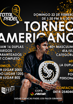 Cartel del torneo